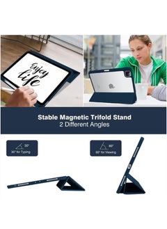 LCYLJGY Case Cover For Apple iPad Pro 11 inch (2022/2021/2020/2018) Generation with Pencil Holder, [Support Apple Pencil Charging and Touch ID], Clear Transparent Case with Auto Wake/Sleep  - Image 3