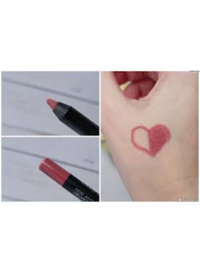 جوش قلم تحديد الشفاه المقاوم للماء من جوش فيلفيت تاتش، لون 002، وردي عتيق، 1.2 غرام - Image 3