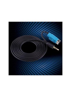AUX Input Cable, Audio AUX Input Cable Fullspeed to Mini Jack Adapter for Alpine CDA-9852/E CDA-9856/E CDA-9857/E CDE-9871/R/RR CDE-9873/E/RB CDA-9883/E/R CDE-9885/R
