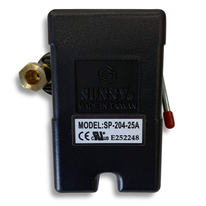 Sunny New Heavy Duty Pressure Switch for Air Compressor 25 amp 95-125 Four Port Connection w/unloader & on/off lever - free shipping - Image 1