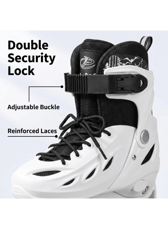 PAPAISON Children's Inline Skates with Light Up Wheels, Triple Protection System, Adjustable Sizes, Outdoor Roller Skates for Kids, Boys and Girls, Street Style - Image 4