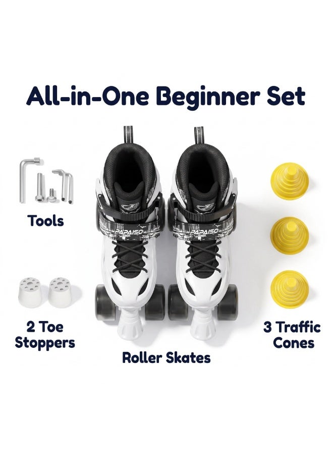 PAPAISON Children's Inline Skates with Light Up Wheels, Triple Protection System, Adjustable Sizes, Outdoor Roller Skates for Kids, Boys and Girls, Street Style - Image 5