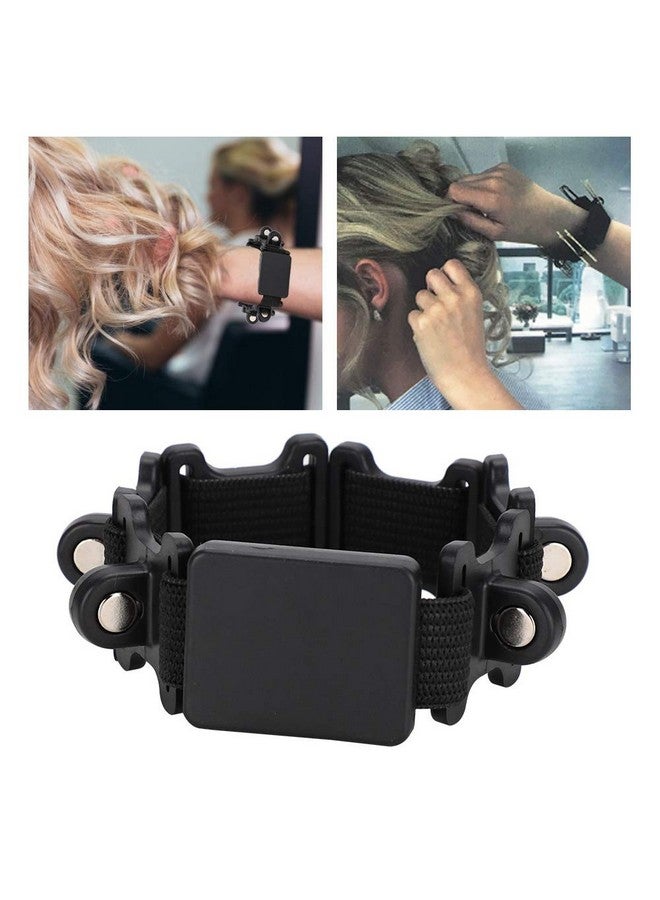 ZJchao مشابك شعر مغناطيسية دبوس شعر سوار حامل دبوس مغناطيسي سوار أدوات تصفيف الشعر صالون حلاقة للنساء والرجال مشبك معصم لمنتجات الشعر - Image 1