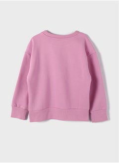 LC WAIKIKI Crew Neck Long Sleeve Printed Girl's Sweatshirt  - Image 4