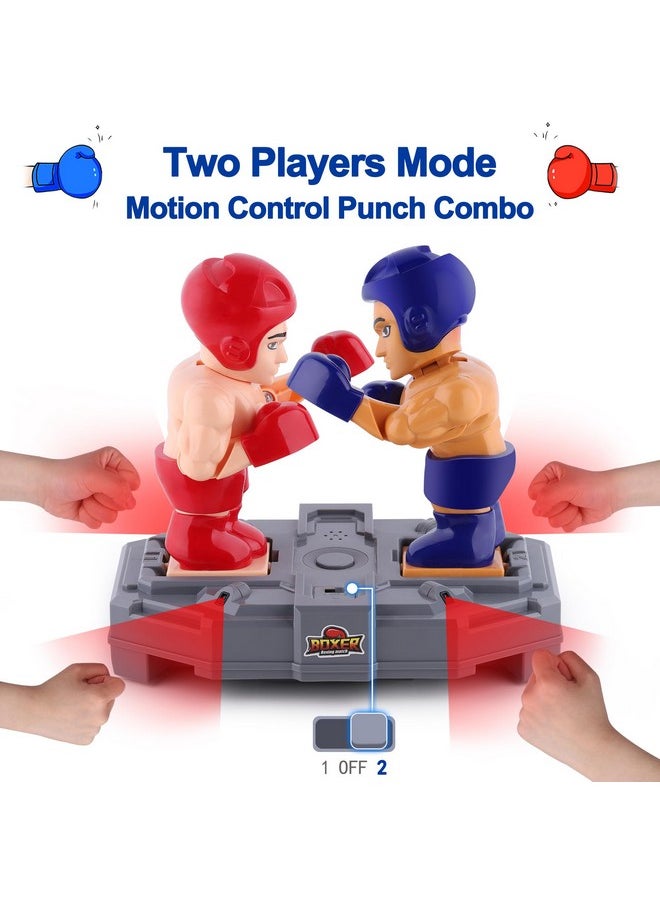 iPlay, iLearn iPlay, iLearn Electronic Boxing Toys, RC Fighting Robots, Kid Board Games, Wrestling Battle Bots, Interactive Punching Boxer, Indoor Sports Playset, Cool Birthday Gift 3 4 5 6 7 8-12 Year Old Boy Teen  - Image 3