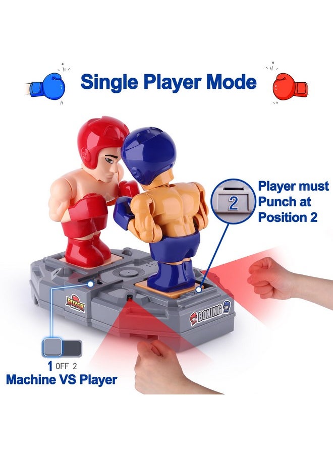 iPlay, iLearn iPlay, iLearn Electronic Boxing Toys, RC Fighting Robots, Kid Board Games, Wrestling Battle Bots, Interactive Punching Boxer, Indoor Sports Playset, Cool Birthday Gift 3 4 5 6 7 8-12 Year Old Boy Teen  - Image 2