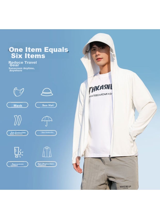 LANG SHA Langsha Sun Protection Clothing New Style For Men And Women, Spring And Summer Uv Protection, Ultra-thin Breathable Skin Coat, Outdoor Fishing Jacket - Image 3