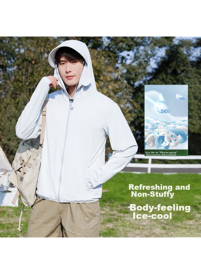 LANG SHA Langsha Sun Protection Clothing New Style For Men And Women, Spring And Summer Uv Protection, Ultra-thin Breathable Skin Coat, Outdoor Fishing Jacket - Image 4