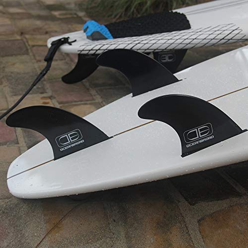 OCEANBROAD Surfboard Fin Thruster 3 Fins for Future-Based Fin Box with Screws Wax Comb Key - Image 3