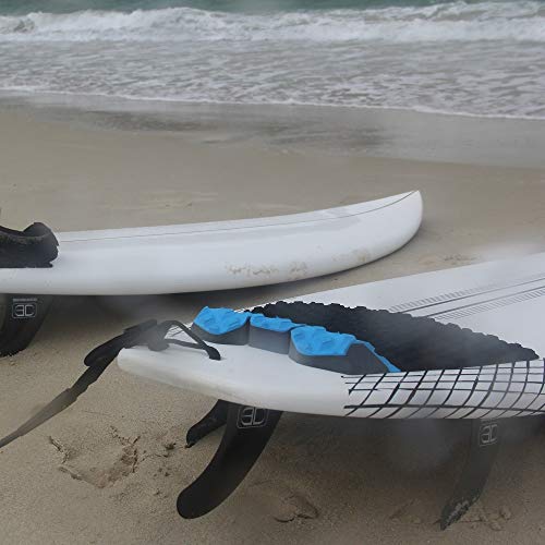OCEANBROAD Surfboard Fin Thruster 3 Fins for Future-Based Fin Box with Screws Wax Comb Key - Image 4