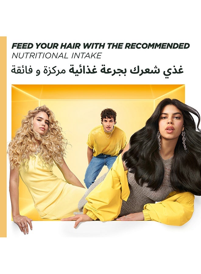 garnier Ultra Doux Nourishing Banana 3-in-1 Hair Food For Dry Hair + Microfiber towel, 390ml - Image 2