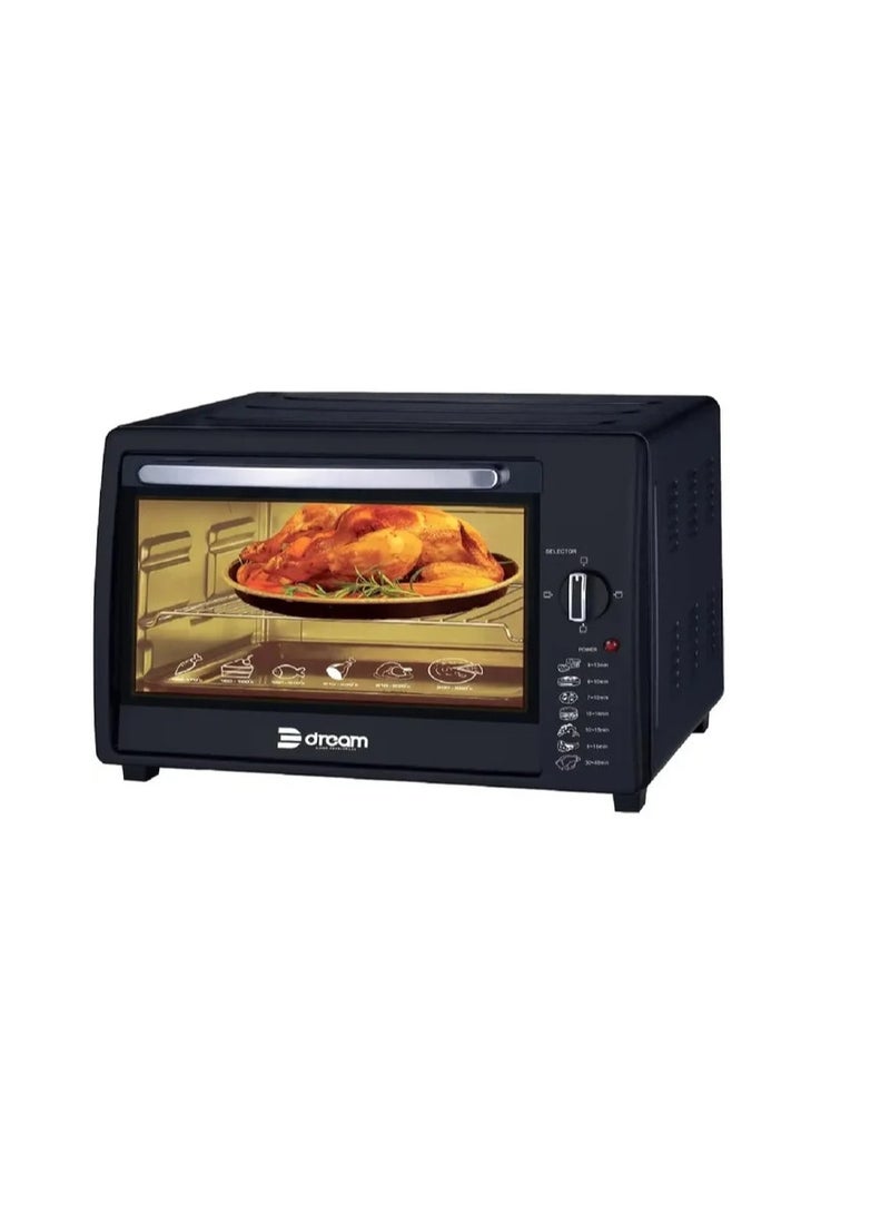 Dream Electric Oven, 1200 Watt, 40 Liters, DREAM 13060  - Multicolor