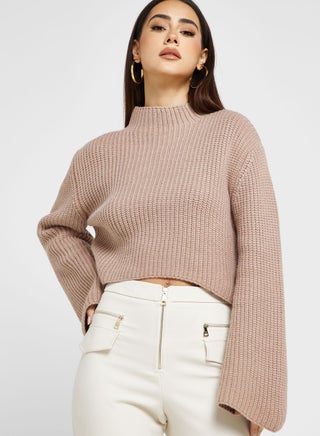 Flared Sleeve Sweater