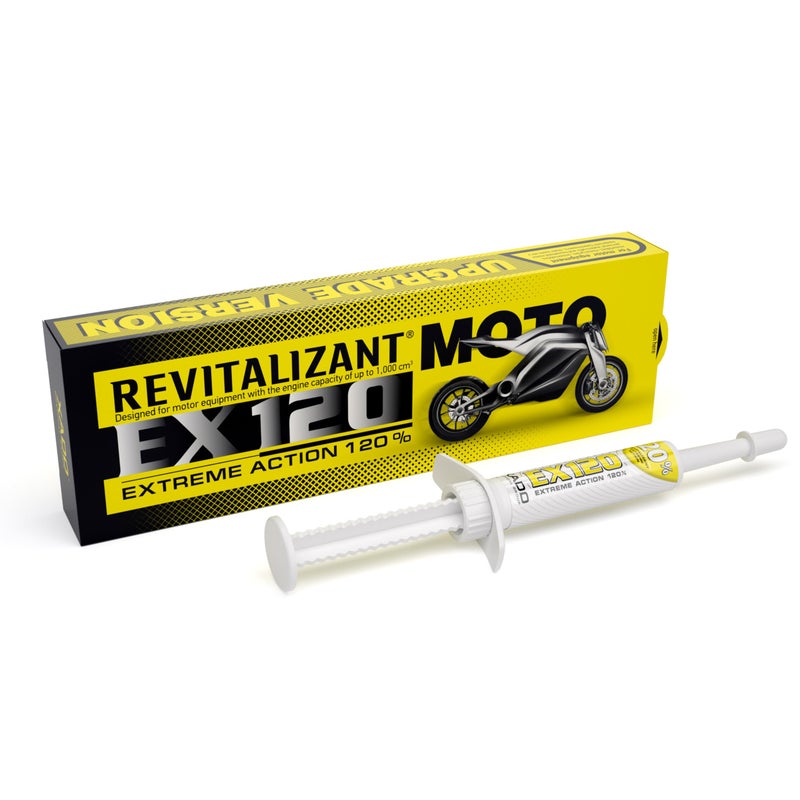 XADO Revitalizant EX120 Conditioner for Motorcycle and Small Engine Equipment Blister Package Syringe 4 ml Protectant Fluid Rebuild and Restore Your Motor Metal Parts from Wear - Image 3
