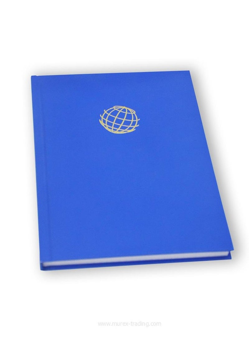 Libra دفتر تسجيل أزرق 240 ورقة A4-5QRL - Image 1