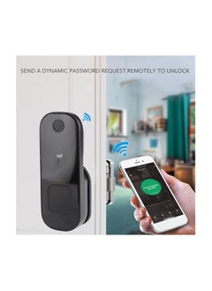 Verimax Keyless Entry Door Lock Fingerprint Deadbolt Lock Remote Control Electric Lock Lock for Home Use  - Image 4