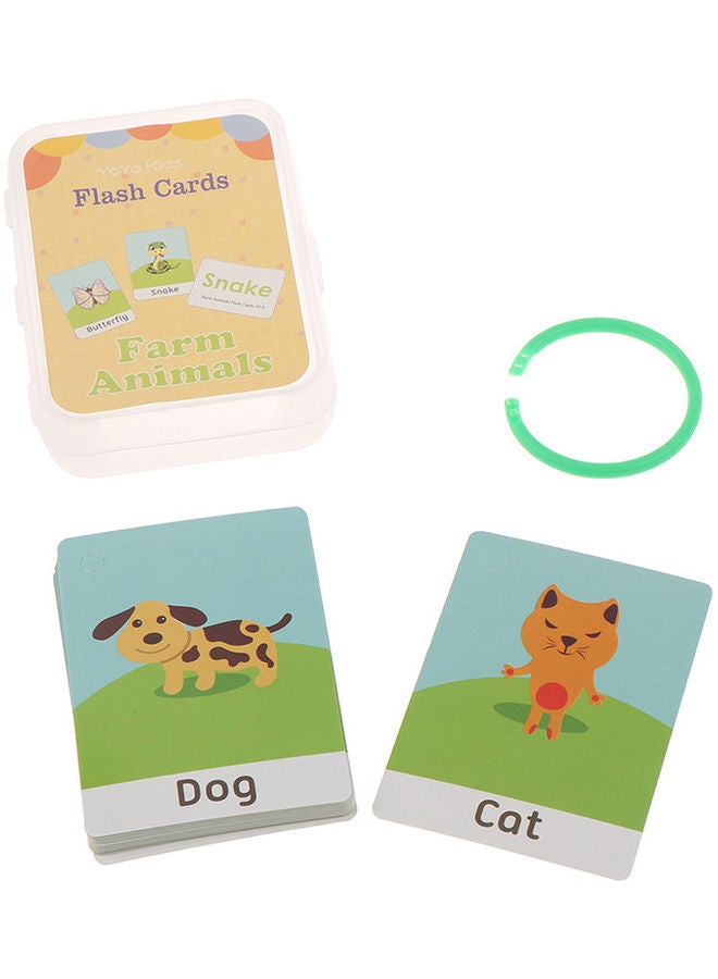 EHOME 26 Letter English Flash Card Educational Toy 8 X 10 X 2.5cm - Image 1