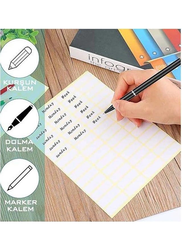 Artlantis A4 Ready Label 105X37.1 mm 10 Pages 1 Pack 16 Self-Adhesive Photocopy Laser Inkjet Paper Compatible for Printers  - Image 5
