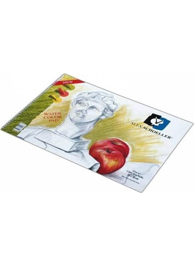 Alex Schoeller Spiral Watercolor Notebook 120 Gr. 35X50cm 