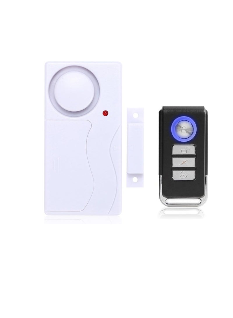 igeekwell Anti-theft Alarm For Door And Window, Wireless Anti-theft Alarm With Remote Control For Home Security, Easy To Install, 105 DB - Image 1