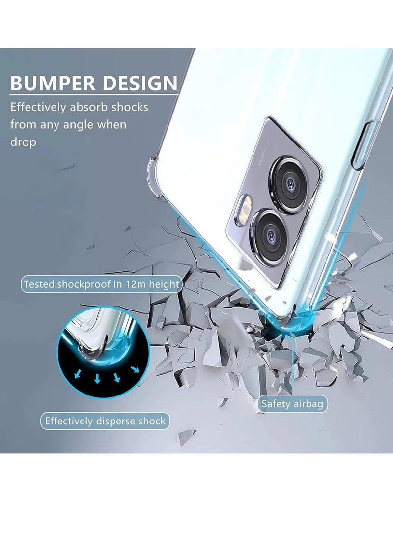 ELTRAZONE Case for OPPO A57 4G Clear Case Cover Soft Flexible Transparent Silicone TPU Back Cover Full Camera Protection with Shockproof Bumper Corner - Image 4