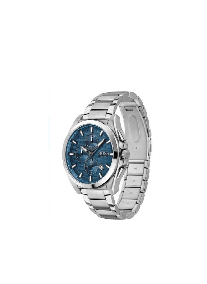 HUGO by Hugo Boss - by Hugo Boss BOSS 1513884 Men's Watch, Silver/Blue - Image 1
