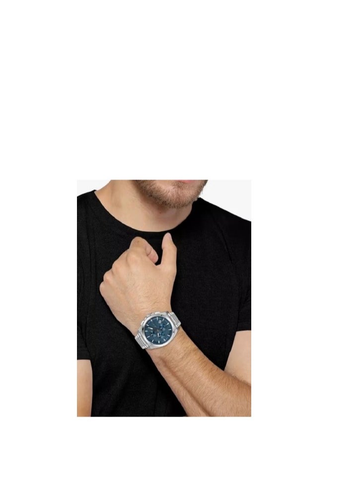 HUGO by Hugo Boss - by Hugo Boss BOSS 1513884 Men's Watch, Silver/Blue - Image 1