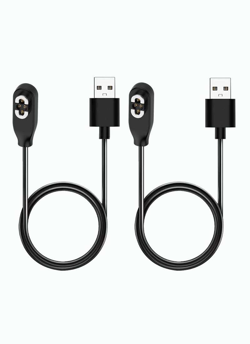 WUNIAK Charging Cable for SHOKZ OpenSwim Pro S710 Open-Ear Bluetooth Headphones,Magnetic USB Charging Cable 3.3ft USB Flexible Charger Cord Cable Accessories，（2 Pack） - Image 1