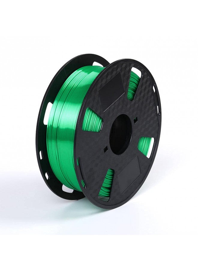 CC3D Silk Jade Green PLA Filament 1.75mm 1KG 3D Printer Filament Spool FDM 3D Printing Material CC3D Shine Silky Shiny Metallic PLA Green Metal Glossy PLA Filament - Image 4