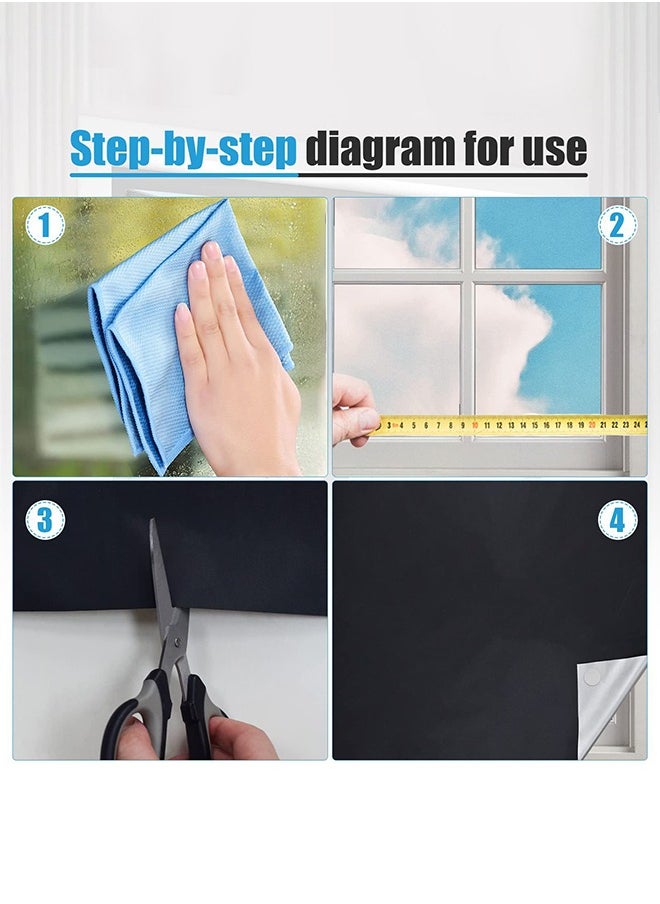 DMG TECH - Blackout Curtain and Blinds, 100% Shade for Home Office Bedroom (150*300CM) - Image 1