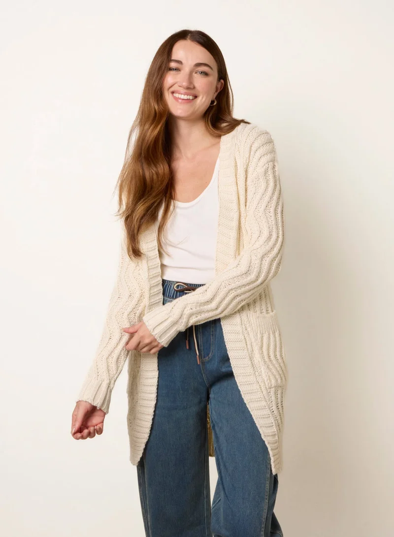 بلو فانيلا Cable Cardigan