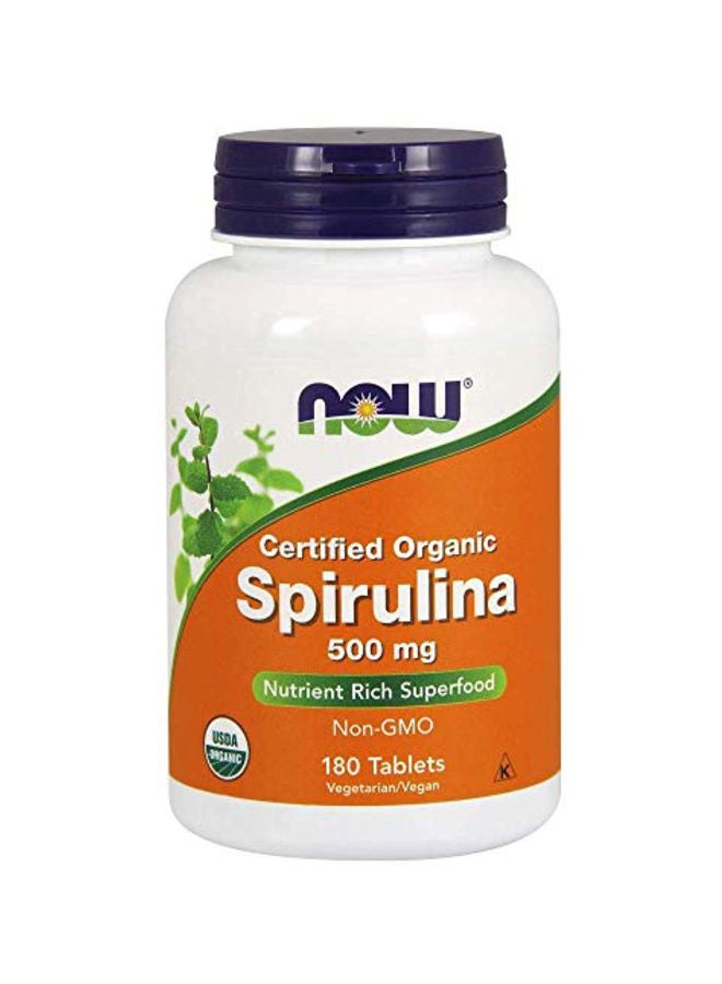 Now Foods Certified Organic SpirulinaTablets - Image 1