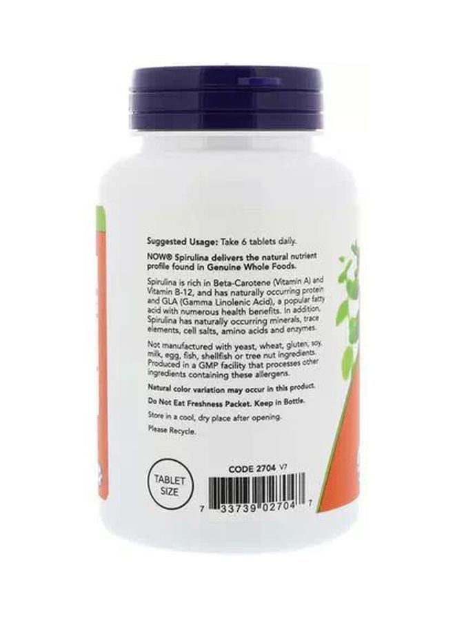Now Foods Certified Organic SpirulinaTablets - Image 3