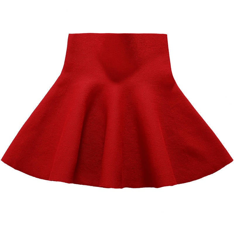 Girls Tulle Tutu Skirt 2024 Spring/Fall Korean Short Style Knitted Cute Red Gypsophila  - Image 4