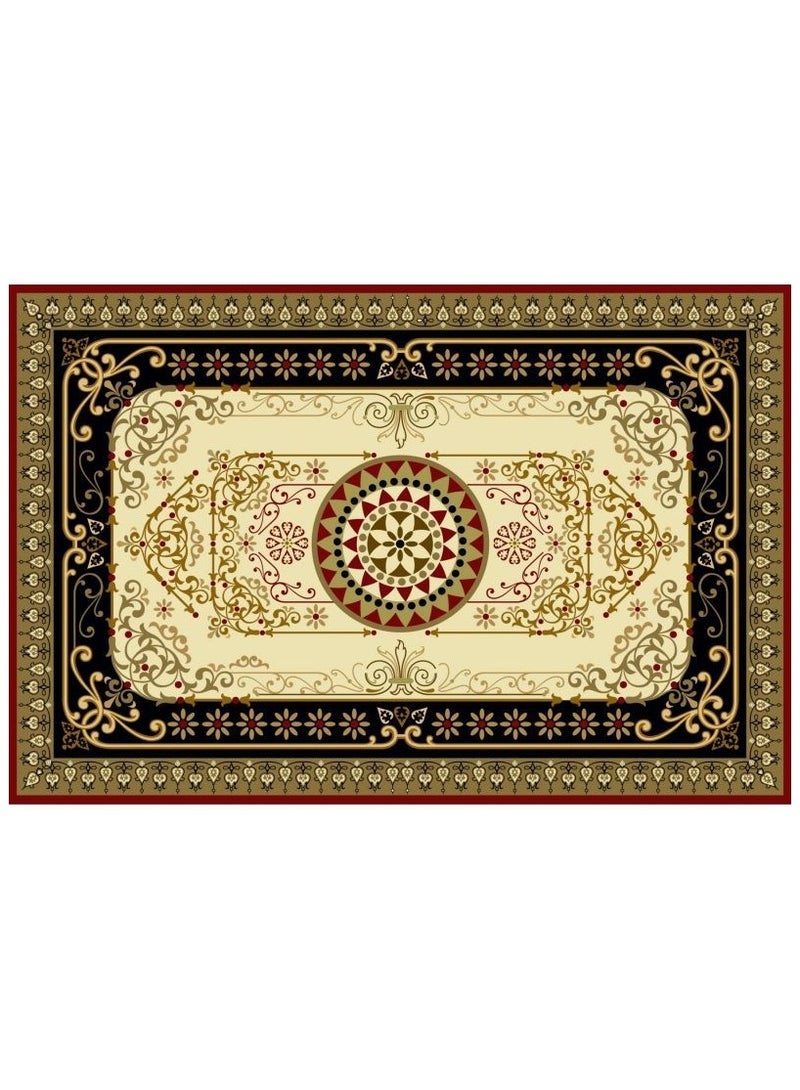 آنا سجادة كريستال فاخرة مقاس 80*120 سم لمقابل السكن، مقاومة للانزلاق وموفرة للمسة ناعمة. - Image 1