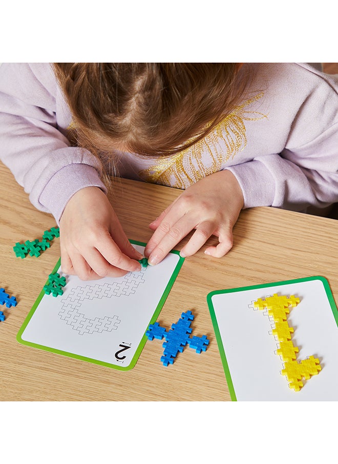 Learn To Build Abc & 123-600 Pieces - Creative Play, Building Blocks, Building, Developing Toys For Children, Stem, Steam, Produced In Denmark