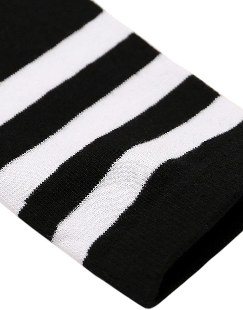 JOULLI Women's Knee High Athletic Socks Stripe Tube Outdoor Sport Socks 1-3 Pairs - Image 5