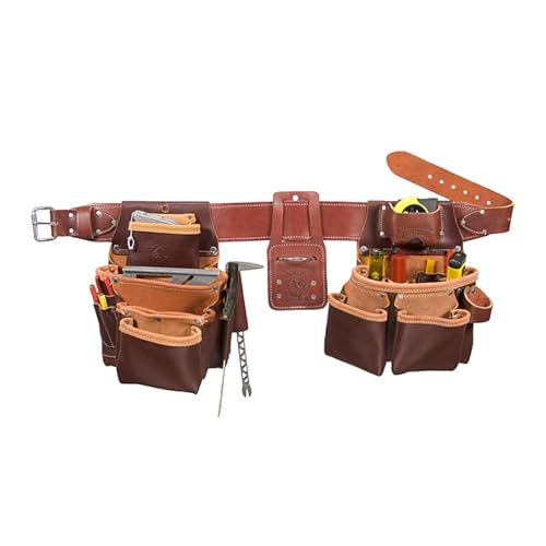 Occidental Leather Seven Bag Framer Set - Medium - 23 Pockets & Tool Holders - Premium Top-Grain Leather - Made in USA - Image 1