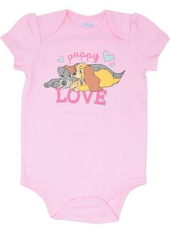 Disney Disney Classics 101 Dalmatians Bambi Dumbo Aristocats Baby Girls 5 Pack Bodysuit 0-3 Months  - Image 5