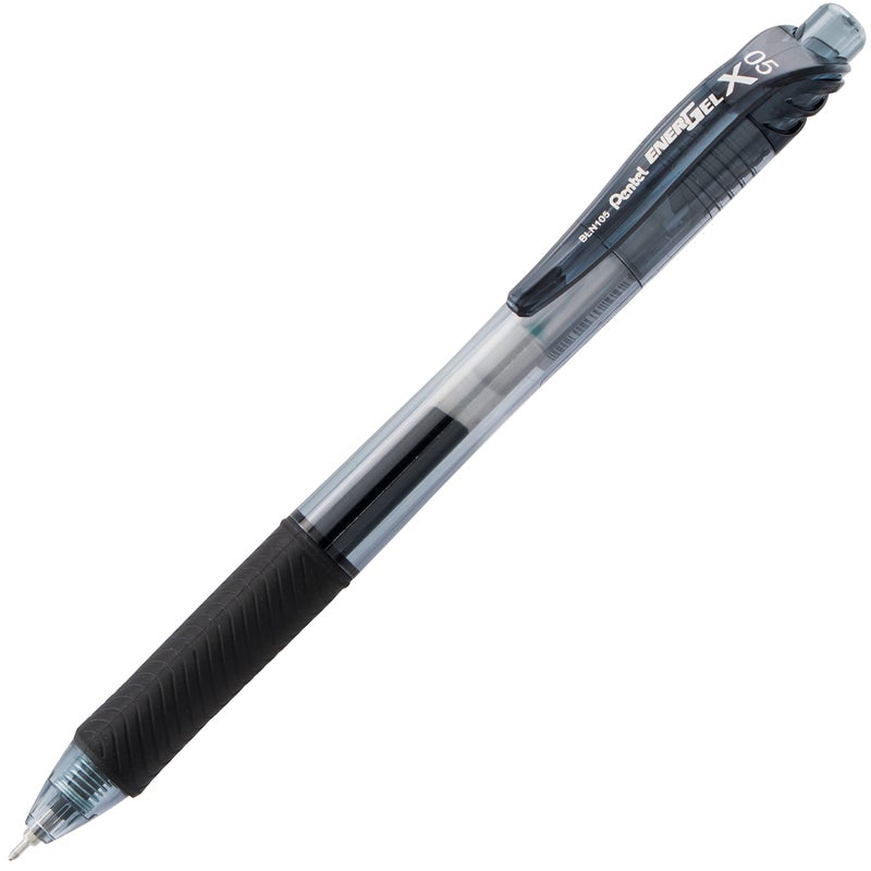 Pentel قلم جيل سائل قابل للسحب من بنتل EnerGel-X، 0.5 مم، طرف إبرة، حبر متنوع، عبوة من 8 (BLN105BP8M) - Image 2