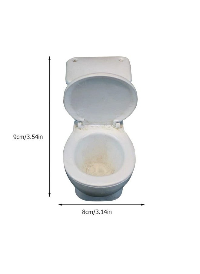 Vosarea - Miniature Commode Model Toy Dollhosue Bathroom Furniture Funny Toilet Decor Doll Accessories - Image 1
