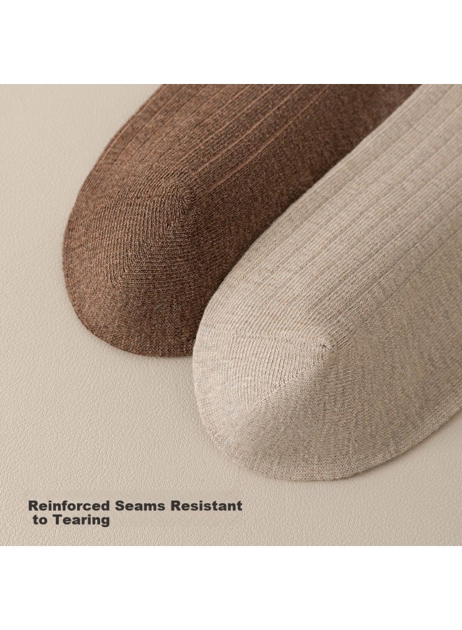 Your Sun Yiershuang Men's Socks Autumn Winter 100% Cotton Striped Mid-calf Socks Odor-resistant Breathable Comfortable All-season Socks - Image 5