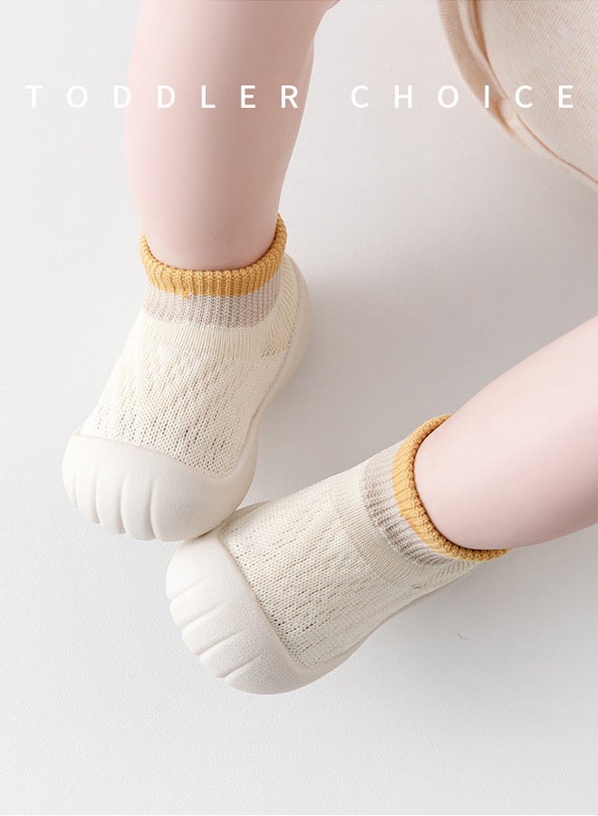 Baby Anti-Slip Sock Shoes, Soft Sole Breathable Knit Toddler Walking Shoes, Indoor Floor Socks for Infant Boys Girls - Image 2