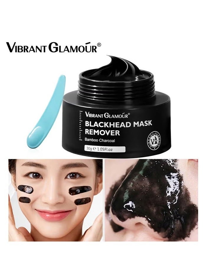 Vibrant Glamour Bamboo Charcoal Blackhead Removal Facial Peel-Off Mask 30g - Image 3