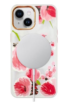 Case for Apple iPhone 13 Romantique Floral Design Fashion Flower Compatible with MagSafe & Wireless Charging Cover PINK - pzsku/Z30D39F849F843906A37BZ/45/_/1681390804/e9201063-eeab-47ac-97cd-8aad8d4eb2d2