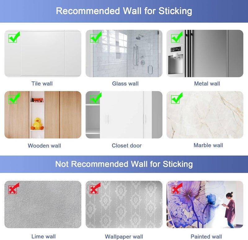 REWOP Adhesive Wall Hooks for Heavy Items Stainless Steel, PVC, ABS Nail Free Seamless Adhesive Non-Trace No Drilling Installation Hanging, Waterproof Screws Wall Hook (Golden Big Hooks, 10) - Image 5