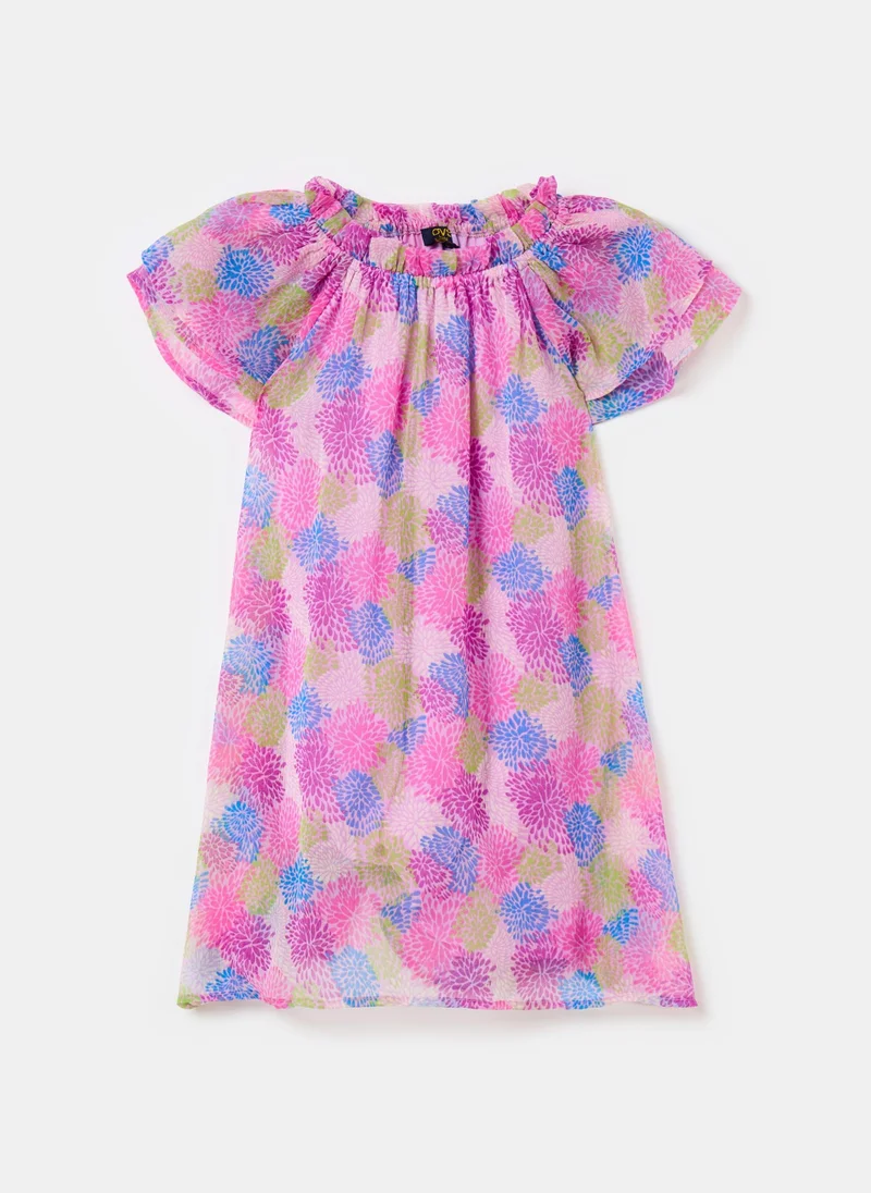 Ovs Floral Print Dress