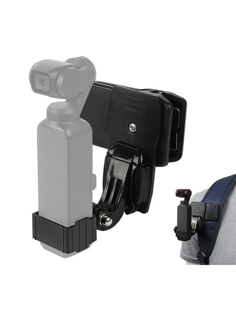 Backpack Camera Clip, 360° Rotation Backpack Strap Mount Quick Clip Mount with Expand Frame Compatible with DJI Osmo Pocket, Osmo Pocet 2