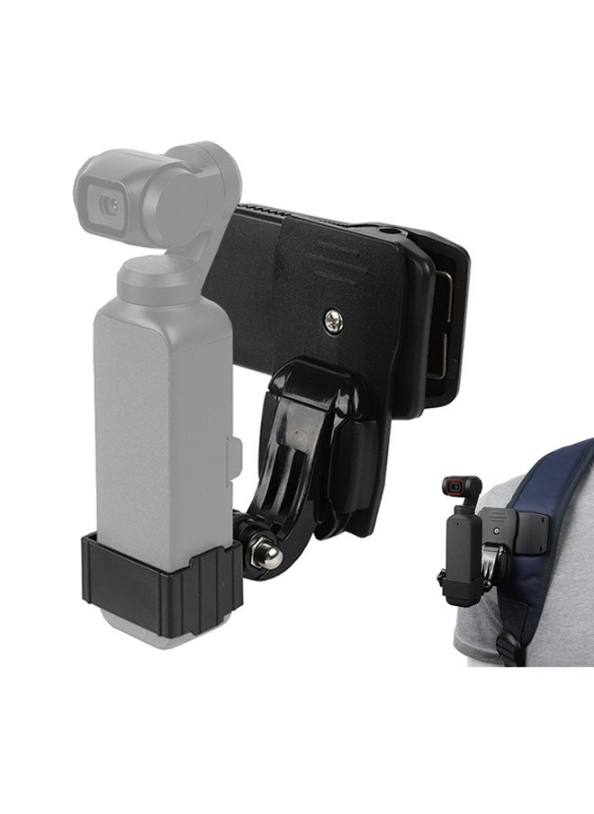 Generic - Backpack Camera Clip, 360° Rotation Backpack Strap Mount Quick Clip Mount with Expand Frame Compatible with DJI Osmo Pocket, Osmo Pocet 2 - Image 1