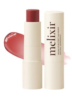 Melixir Melixir Vegan Lip Butter #02 Nude Crumble(Tinted) (+11 more colors) 0.13oz, Bee Free, Petrolatum Free, Deep Nourishing Plant-Based Vegan Chapstick, Vegan Lip Balm for Dry, Cracked and Chapped Lips 
